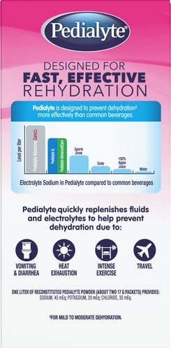 Pedialyte Electrolyte Powder Strawberry Lemonade, 6 Ct - Image 4