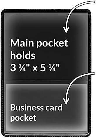 StoreSMART® - Black-Back Auto Insurance & ID Card Holders - 10 Pack - RFS20-BK10 - Image 3