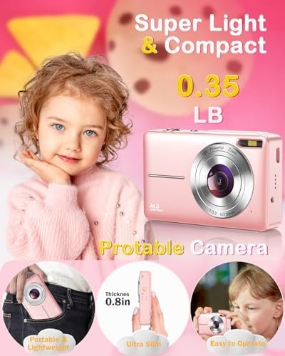 Digital Camera 2024 Newest FHD 1080P 44MP Cameras for photography, Point and Sho... - Image 6