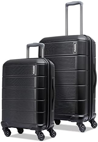American Tourister Stratum 2.0 Hardside Expandable Luggage with Spinners, Jet Bl... - Image 2
