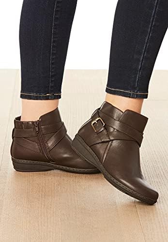 Comfortview Women's Wide Width The Bronte Bootie By - Image 8
