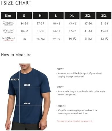 ODODOS Men's Quick Dry Short Sleeve Shirts UPF 50+ Sun Protection SPF Athletic T... - Image 7