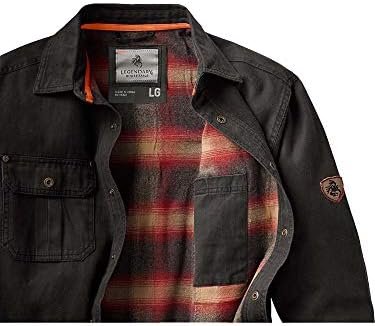 Legendary Whitetails Men's Journeyman Shirt Jacket, Flannel Lined Shacket for Me... - Image 4