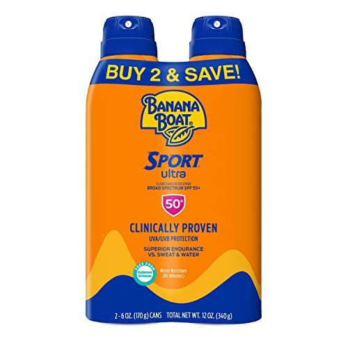 Banana Boat Sport Ultra SPF 50 Sunscreen Spray Twin Pack | Banana Boat Sunscreen... - Image 2