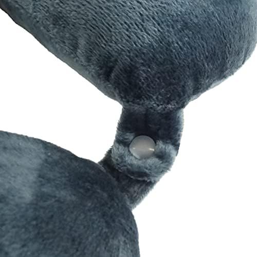 Adult Cozy Soft Microfiber, Charcoal - Image 4