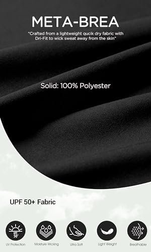 ODODOS Men's Quick Dry Short Sleeve Shirts UPF 50+ Sun Protection SPF Athletic T... - Image 6