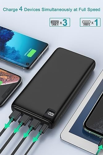 IXNINE Power Bank 26800mAh Portable Charger, High Capacity Phone Charger Compact... - Image 4