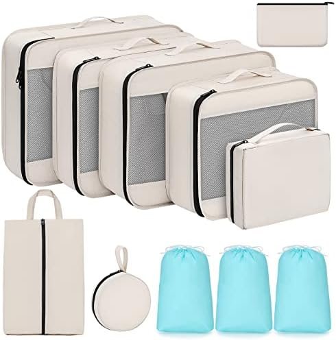 Packing Cubes for Travel 11 Set, Suitcase Organizer Bags Set Travel Cubes for Lu... - Image 2