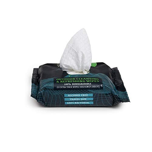 Combat Wipes ACTIVE Outdoor Wet Wipes - Extra Thick Camping Gear, Biodegradable,... - Image 3