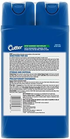 Cutter Backwoods Insect Repellent (2 Count), Mosquito Repellent, 25% DEET, Sweat... - Image 3