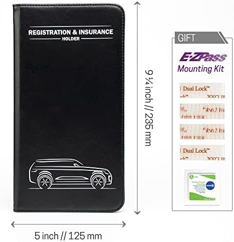 CANOPUS Car Registration and Insurance Holder, Car Document Holder, Vehicle Glov... - Image 7