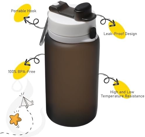Opard Collapsible Water Bottles 19 Oz - BPA Free, Leak Proof, Foldable Silicone ... - Image 4