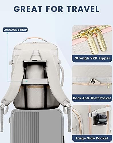 LOVEVOOK Carry on Travel Backpack, 40L Waterproof Large 17inch Laptop Luggage Da... - Image 8