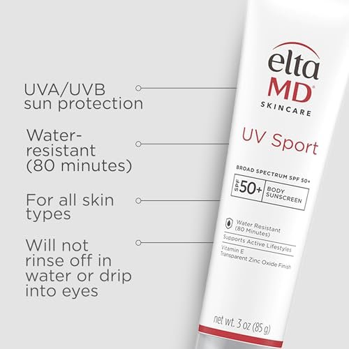EltaMD UV Sport Sunscreen Lotion, SPF 50 Body Sunscreen, Water and Sweat Resista... - Image 3