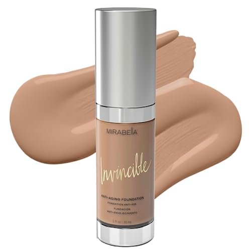 Mirabella Invincible For All HD Liquid Foundation - Anti-Aging Full Coverage Liq... - Image 2
