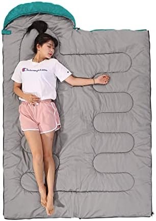 SWTMERRY Sleeping Bag 3 Seasons (Summer, Spring, Fall) Warm & Cool Weather - Lig... - Image 7