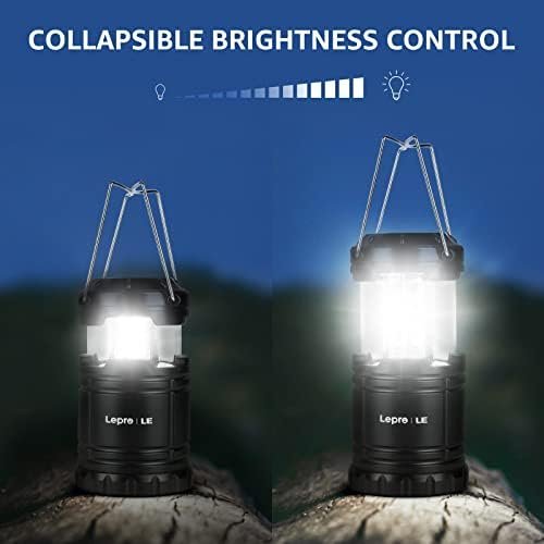 Lepro LED Camping Lanterns Battery Powered, Collapsible, IPX4 Water Resistant, O... - Image 6