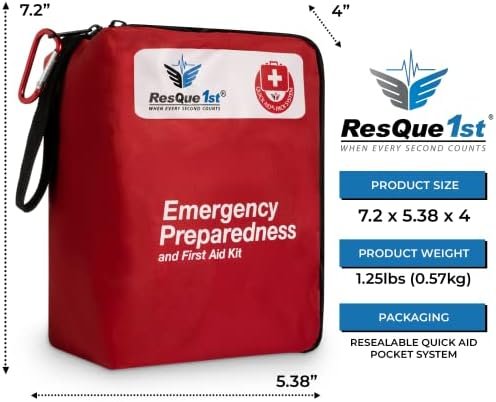 First Aid Kit for Home and First Aid Kit for Car - Travel First Aid Kit and Camp... - Image 3