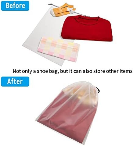 Vorspack Transparent Shoe Bags for Travel Large Clear Shoes Organizers Storage P... - Image 6