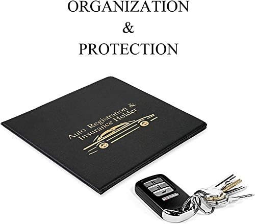Car Auto Insurance Registration BLACK Document Wallet Holders 4 Pack,Automobile,... - Image 7