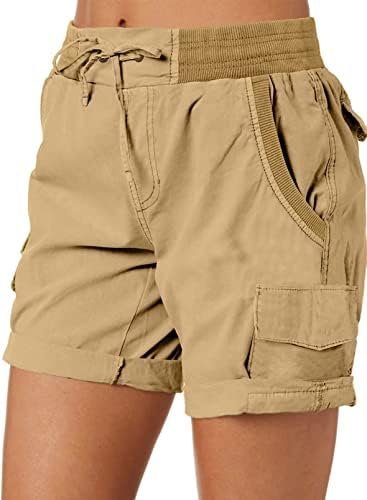 Dokotoo Womens Relaxed Fit High Waist Casual 4 Pocketed 2024 Hiking Outdoor Summ... - Image 3