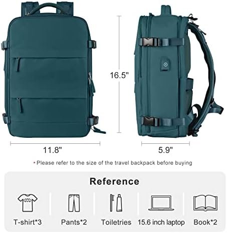 coofay Travel Backpack For Women Men Airline Approved Carry On Backpack Flight A... - Image 3