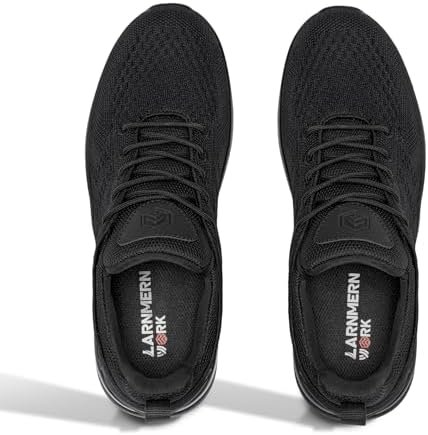 LARNMERN Womens Slip On Shoes Work Non Slip Sneakers Walking Water Resistant Zap... - Image 4