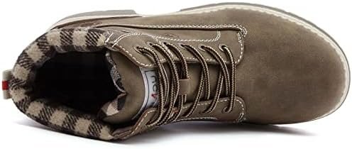 ANJOUFEMME Work Hiking Boots for Women Waterproof - Womens Outdoor Ankle Boots L... - Image 5