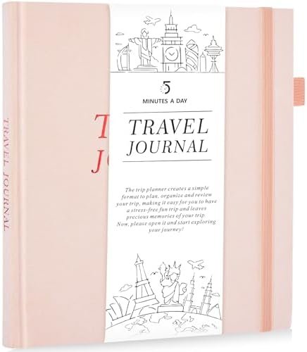Travel Journal for Women, Adventure Book for 20 Trips, Travel Journal Notebook D... - Image 2