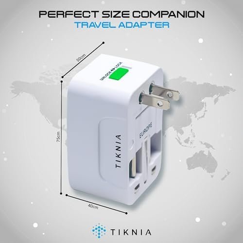 Travel Adapter, Worldwide All in One European Universal Adaptor, International W... - Image 8
