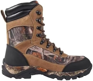 Hunting Boots for men Waterproof Hiking Boots Camo Outdoor Shoes, 8", 400g Thins... - Image 4