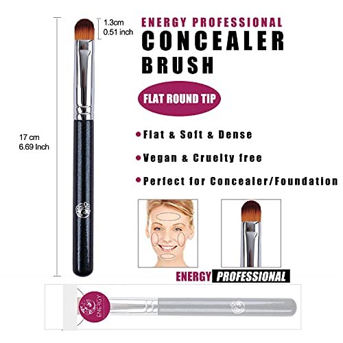ENERGY Concealer Makeup Brush Cosmetic Make Up Brush for Blending Liquid Cream F... - Image 3