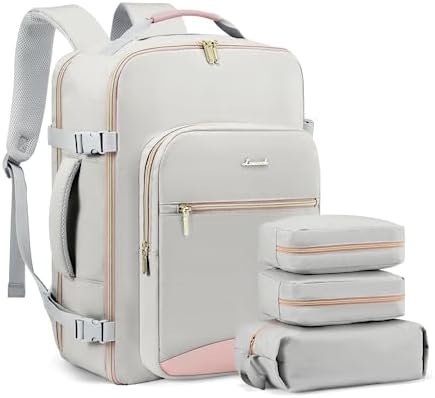 LOVEVOOK Carry on Travel Backpack, 40L Waterproof Large 17inch Laptop Luggage Da... - Image 2