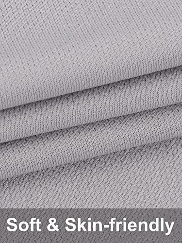 5 Pack Men's Dry Fit Moisture Wicking Tech Performance Mesh Quick Dry Active Ath... - Image 5