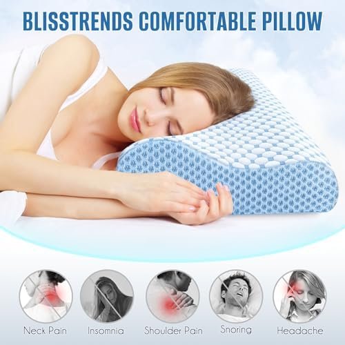 Cervical Pillow for Neck and Shoulder Pain Relief, Memory Foam Pillow for Sleepi... - Image 6