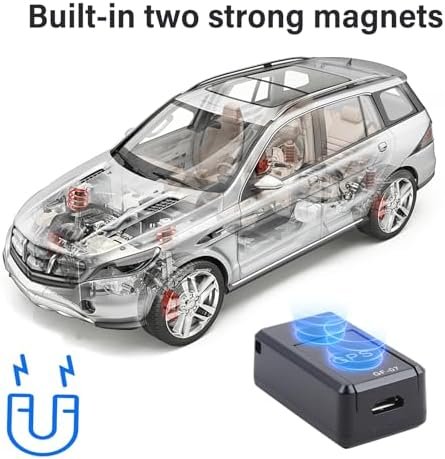 GPS Tracker for Vehicles,Car GPS Tracker Portable Real Time Magnetic GPS Trackin... - Image 5