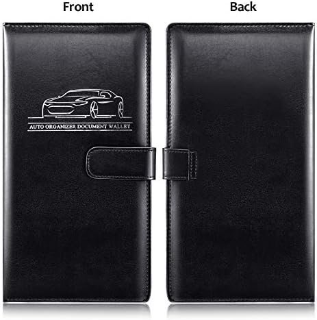 2 Pieces Car Registration and Insurance Card Holder Magnetic Auto Registration C... - Image 5