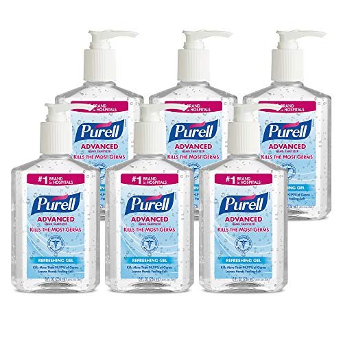 PURELL Advanced Hand Sanitizer Refreshing Gel, 8 fl oz Pump Bottle (Pack of 6) -... - Image 2