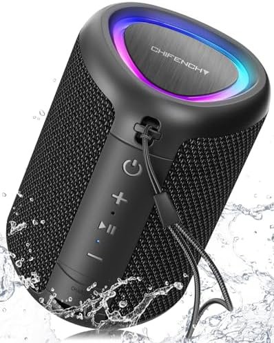 Portable Bluetooth Speaker with Lights,Powerful Crystal Clear Sound,IPX5 Waterpr... - Image 2