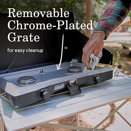 Coleman Triton 2-Burner Propane Camping Stove, Portable Camping Grill/Stove with... - Image 5