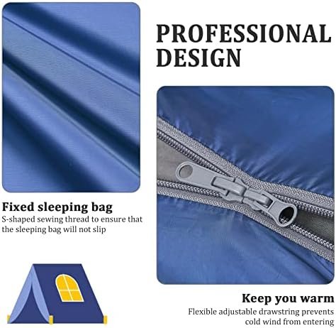 ECOOPRO Warm Weather Sleeping Bag - Portable, Waterproof, Compact Lightweight, C... - Image 5