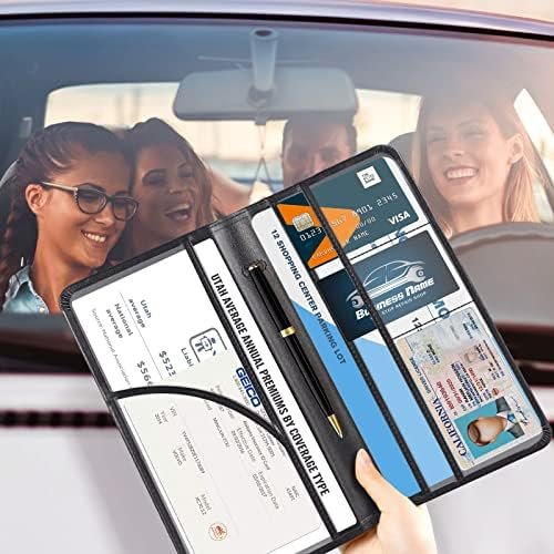 CoBak Car Registration and Insurance Holder - Vehicle Glove Box Car Organizer, A... - Image 7