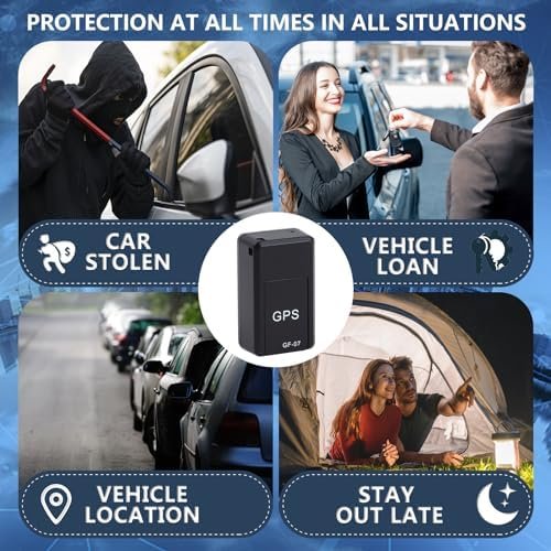 GPS Tracker for Vehicles,Car GPS Tracker Portable Real Time Magnetic GPS Trackin... - Image 4