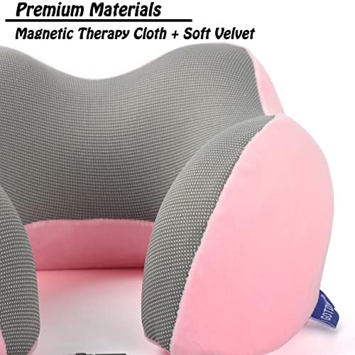 GOTDYA Travel Pillow,Travel Neck Pillows for Sleeping,100% Pure Memory Foam Soft... - Image 5