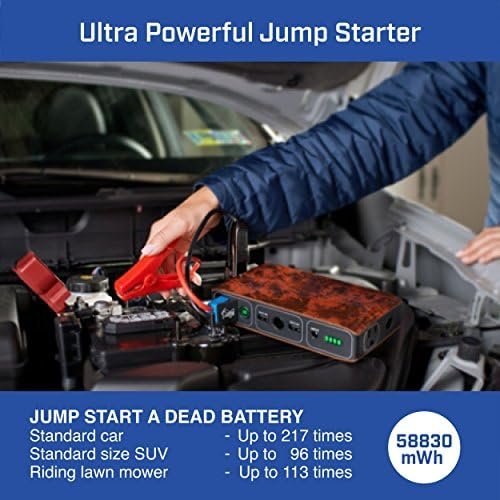 HALO Bolt 58830 mWh Portable Phone Laptop Charger Car Jump Starter with AC Outle... - Image 3