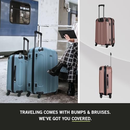 Kenneth Cole REACTION Out of Bounds Lightweight Hardshell 4-Wheel Spinner Luggag... - Image 3