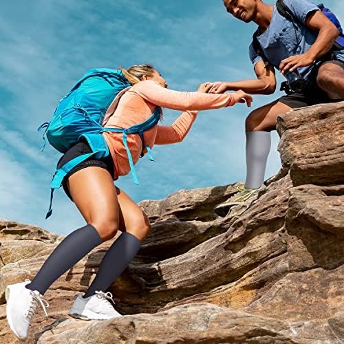 COOLOVER Copper Compression Socks for Women and Men(6 Pairs)-Best Support for Ru... - Image 4