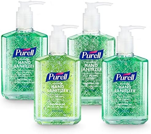PURELL Advanced Hand Sanitizer Soothing Gel, Fresh Scent, 8 fl oz Pump Bottle (P... - Image 2