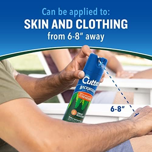 Cutter Backwoods Insect Repellent (2 Count), Mosquito Repellent, 25% DEET, Sweat... - Image 8