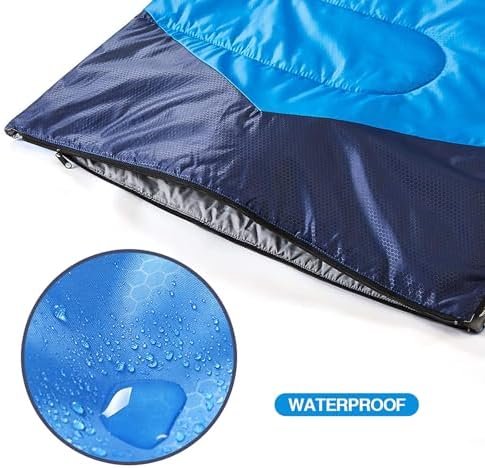 Camping Sleeping Bag - 3 Season Warm & Cool Weather - Summer Spring Fall Lightwe... - Image 8